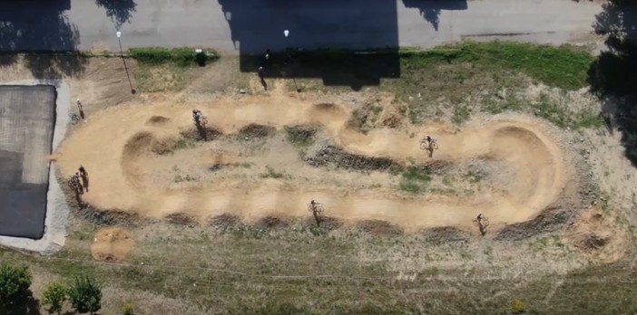 Millesimo, tutto pronto per l'inaugurazione della pista da pump track