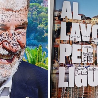 Vandalizzato il point elettorale di “Marco Bucci Presidente” a Genova