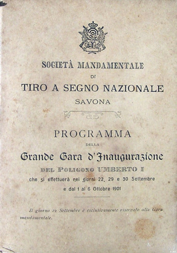 Il poligono del Tiro a Segno Savona compie centodieci anni