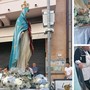 Albenga, scoppia la ruota del carrello: la processione della Madonna del Rosario prosegue senza statua