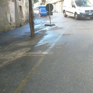 Savona, intervento di Ata in via Monte Grappa