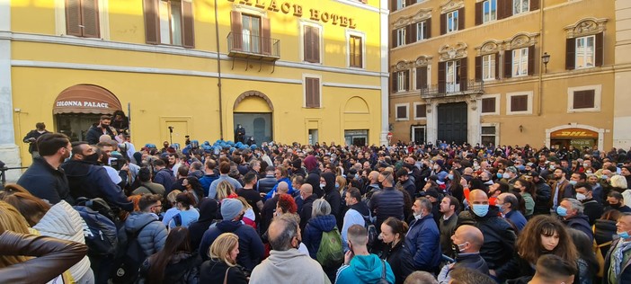 La manifestazione odierna a Roma