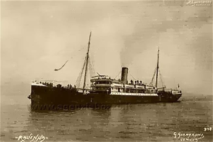 Laigueglia, 101° Anniversario affondamento piroscafo Ravenna a Capo Mele