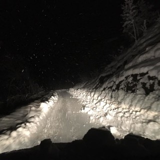 Neve in Val Bormida, notte tranquilla senza particolari disagi. Allerta meteo fino alle ore 13 di oggi (FOTO e VIDEO)