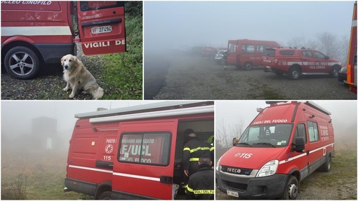 Trovato col supporto del Nucleo cinofilo dei vigili del fuoco di Savona e Imperia il cinquantenne scomparso a Genova