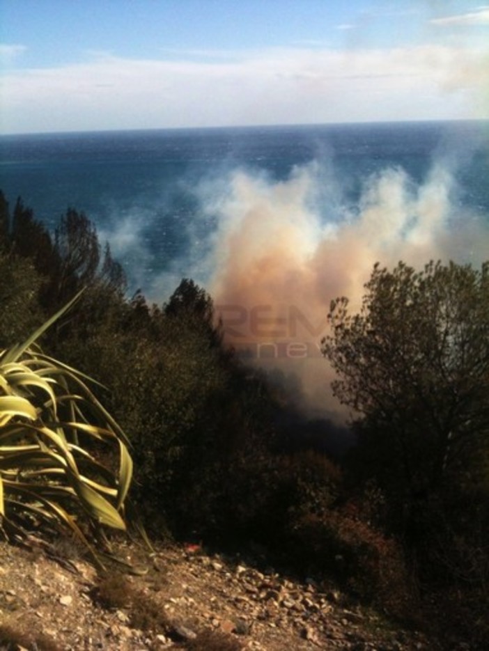 Emergenza incendi: ripartite le fiamme in regione Rollo. Continuano a bruciare le colline di Testico