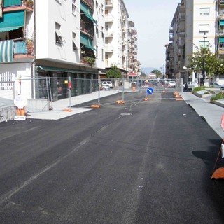 Albenga, effettuata la riasfaltatura di Via Gastaldi