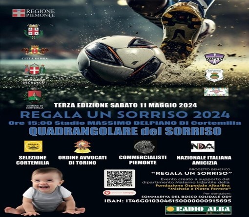 Sabato 11 maggio una tappa del progetto “Regala un sorriso 2024” a Cortemilia