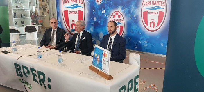 Si rafforza la partnership tra Bper e Rari Nantes Savona: una carta prepagata con i colori biancorossi (FOTO e VIDEO)