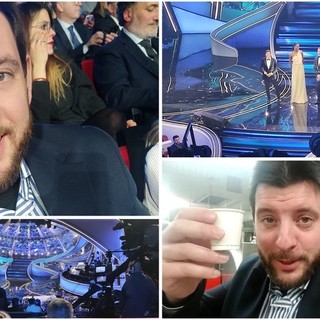 Da giornalista a spettatore: serata all'Ariston per il nostro Roberto Vassallo al Festival di Sanremo 2023 (VIDEO)