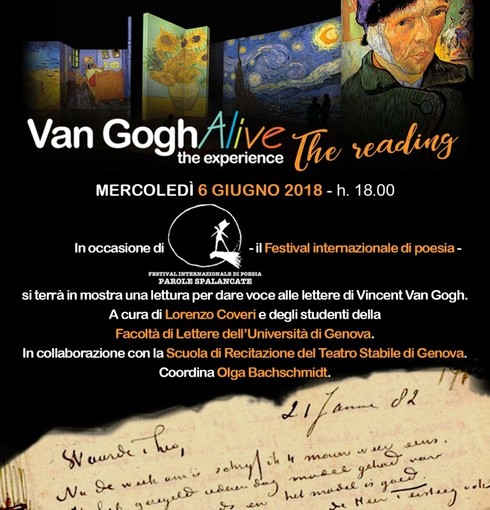 &quot;Van Gogh Alive - The Experience&quot; al Festival Internazionale della Poesia