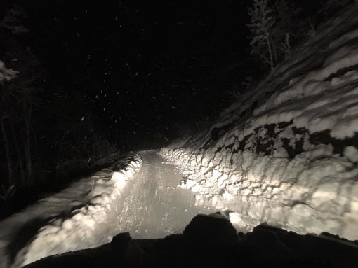 Neve in Val Bormida, notte tranquilla senza particolari disagi. Allerta meteo fino alle ore 13 di oggi (FOTO e VIDEO)