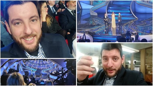 Da giornalista a spettatore: serata all'Ariston per il nostro Roberto Vassallo al Festival di Sanremo 2023 (VIDEO)