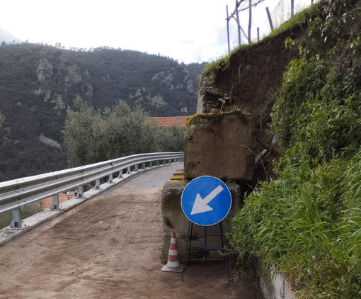 Calice Ligure, ultimata la messa in sicurezza della frana in via Canto di Sopra