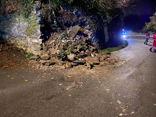 Frana a Stella San Martino, intervento per la messa in sicurezza della Provincia (FOTO)