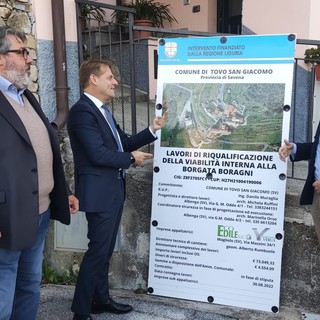 Tovo, sopralluogo dell'assessore regionale Scajola a Borgata Boragni: &quot;Interventi per una vivibilità migliore&quot; (FOTO e VIDEO)