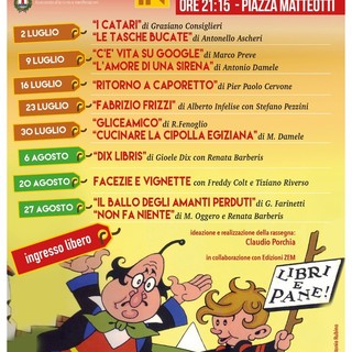 Al via a Riva Ligure la IV° edizione della rassegna letteraria 'Sale in Zucca'