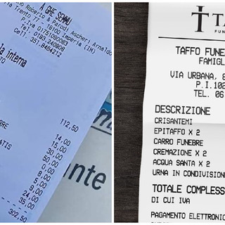 Dopo i 2 euro per il piattino condivisione gli scontrini ironici &quot;alla ligure&quot; si moltiplicano sui social