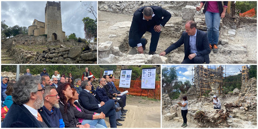 Andora, via alle attività di scavo a Borgo Castello. Il centro collinare rinascerà come polo turistico e culturale (FOTO e VIDEO)