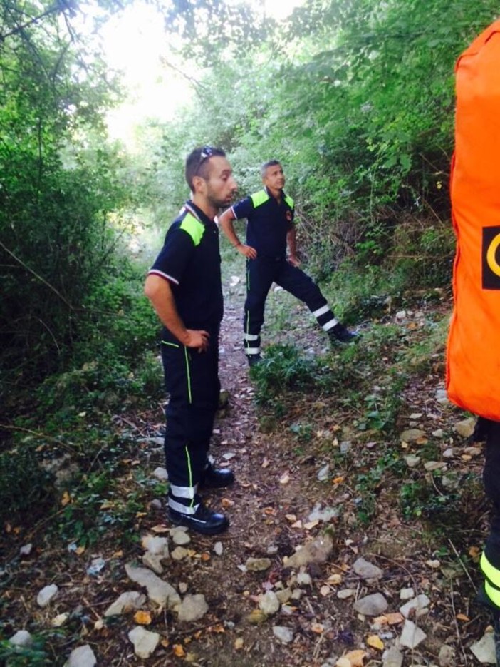 Stellanello, escursionista cade in una scarpata: intervento dei vigili del fuoco