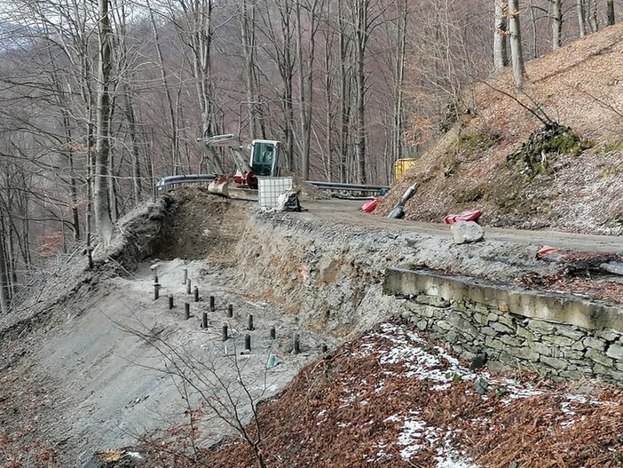 Calizzano, messa in sicurezza Sp 490 del Melogno: due cantieri su tre completati