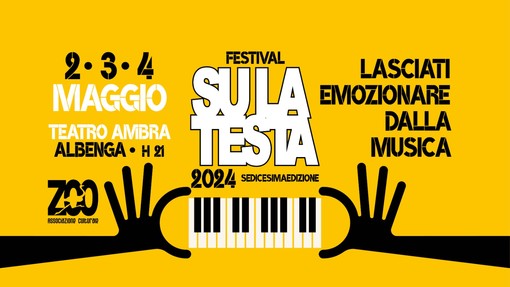 Albenga: tutto pronto per &quot;Su La Testa&quot;, il festival della musica da vivere a 360 gradi