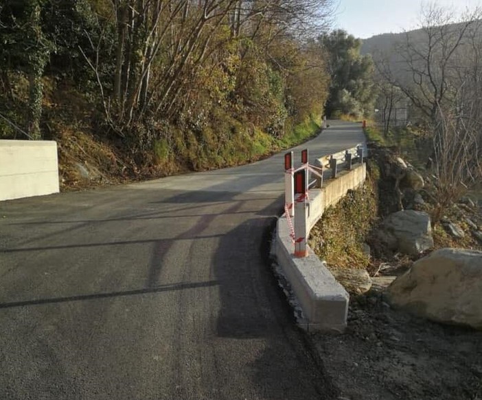 Varazze, procedono spediti i lavori sulle frane: riapre la Sp 57 (FOTO)