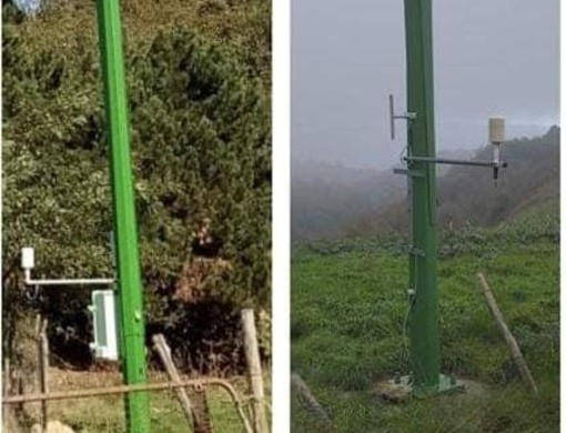 Stella, ripristinata la stazione meteo sulle pendici di Bric Burdone