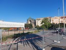 Secondo lotto della piscina Zanelli a Savona, si allarga l'area di cantiere: rimossi altri parcheggi