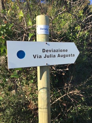 Albenga: nuova segnaletica per la via Julia Augusta