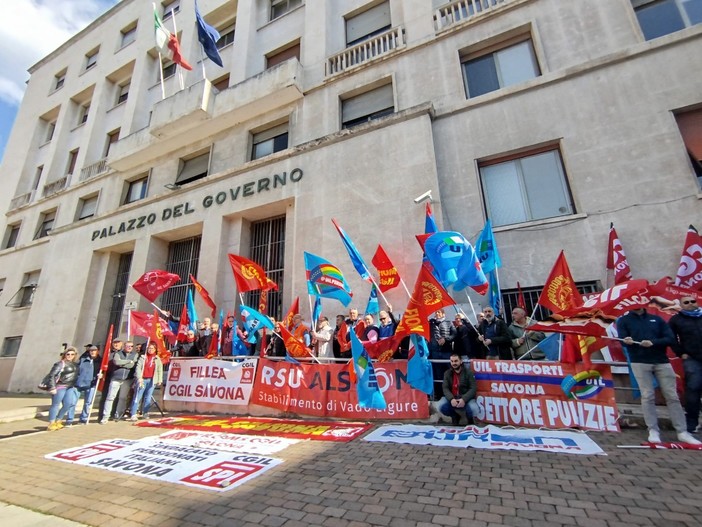 Savona, in occasione dello sciopero Cgil e Uil incontrano il Prefetto. A breve la firma di un protocollo sugli appalti