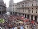 Sciopero europeo a Genova: iniziato il comizio in una piazza De Ferrari gremita