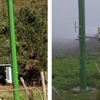 Stella, ripristinata la stazione meteo sulle pendici di Bric Burdone