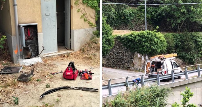 Savona, a fuoco un quadro di controllo: Santuario momentaneamente senza elettricità