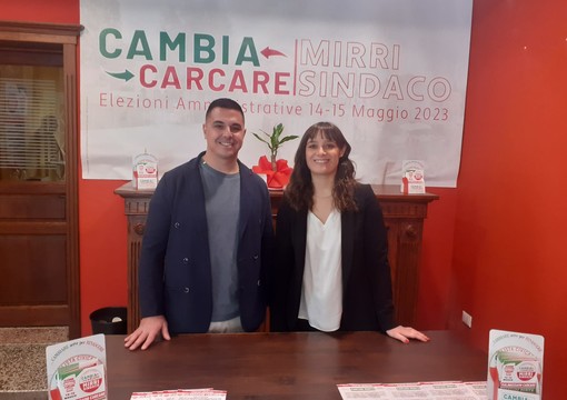 Carcare 2023, Beatrice Scarrone e Diego Capizzi scendono in campo a fianco di Rodolfo Mirri