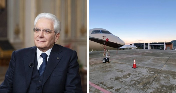 Il Presidente Mattarella atteso all'aeroporto Panero di Villanova d'Albenga