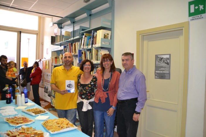 Inaugurato ieri il servizio di wi-fi gratuito presso la biblioteca civica Camillo Sbarbaro di Spotorno