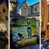 Albenga, mostra “Antichi mestieri”: volti e ricordi di una città con lo stile e i colori di Sergio Giusto