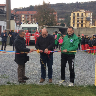 Millesimo, inaugurato il nuovo campo in erba naturale (FOTO e VIDEO)