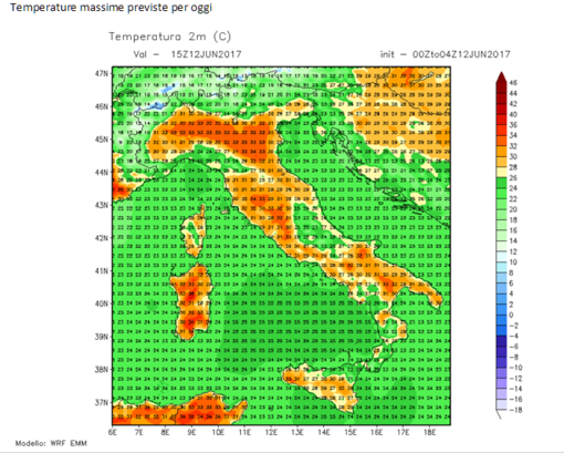 #METEO: settimana con alta pressione, caldo e solo qualche lieve disturbo