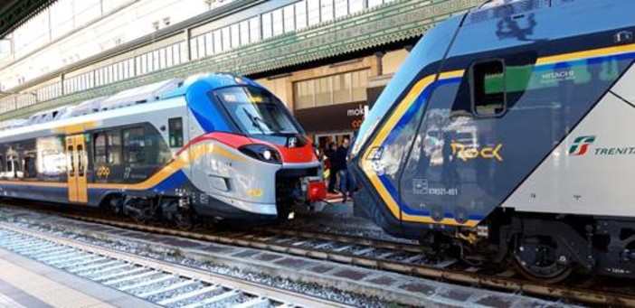 In circolazione da oggi due nuovi treni sui binari della Liguria