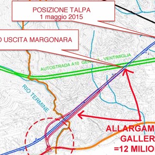 Aurelia bis Albisola-Savona, Forzano &quot;Perchè la talpa è FERMA da oltre 8 mesi?&quot;