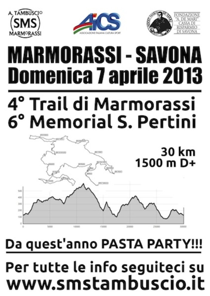 Ritornano il Trail di Marmorassi e il Memorial Pertini