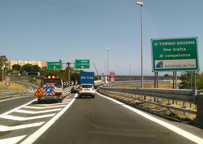 R24 Complanare di Savona: chiuso per una notte l'allacciamento tra la A10 e la A6