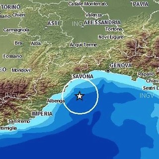 Lieve scossa terremoto in mare davanti a Finale Ligure