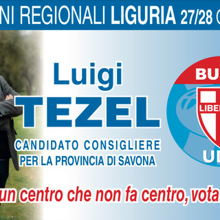 Regionali, l'UDC Liguria ha depositato le liste a sostegno di Bucci. Luigi Tezel nominato responsabile della campagna elettorale nel savonese