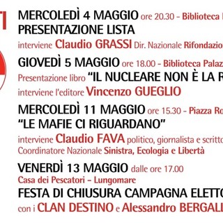 Eventi presentati da &quot;Sinistra unita per Loano&quot;