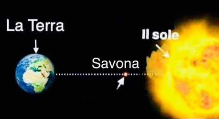 I savonesi sanno anche scherzare sul caldo estremo (FOTOnotizia)