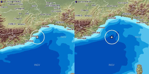 Albenga, un'altra lieve scossa di terremoto nella giornata di ieri