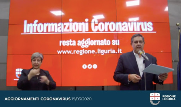 Coronavirus, presidente Toti: &quot;Numeri dicono che la situazione è complessa. Da domani nuovi posti in terapia intensiva&quot;